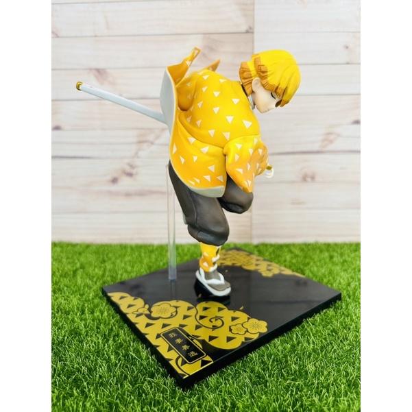 日本 正版 日版 鬼滅之刃 鬼滅 一番賞 C賞 我妻 善逸 我妻善逸 無限列車篇 無限列車 公仔 模型-細節圖7