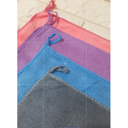 12入) 超細纖維30*30 廚具清潔小方巾/薄款-細節圖2