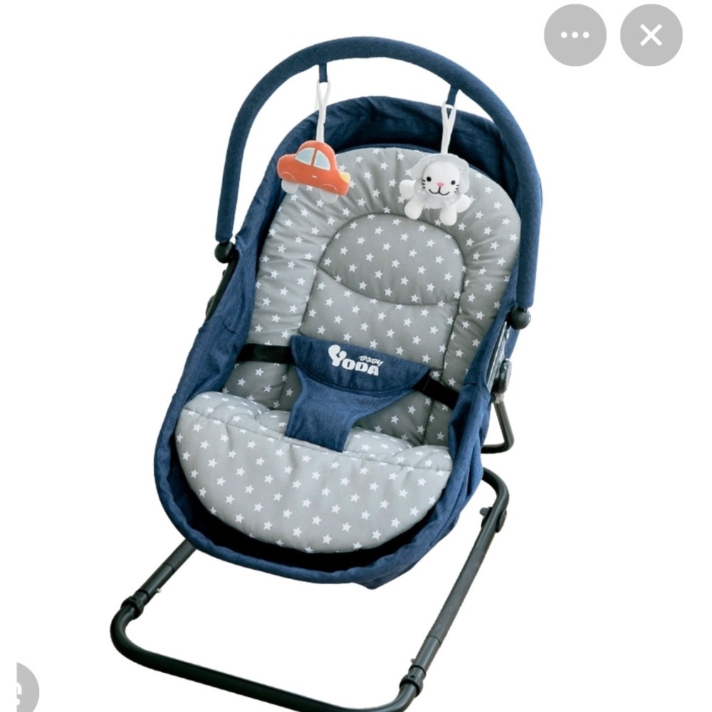 【YODA】三段式安撫椅 沉靜灰/夜光藍-規格圖3