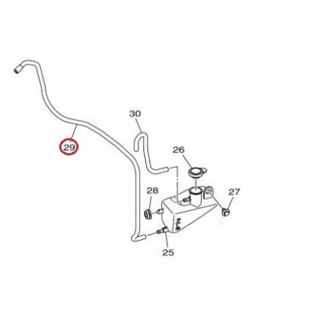 YAMAHA X-MAX XMAX 副水管 水管 副水箱水管 B74-F1816-00 現貨-細節圖2