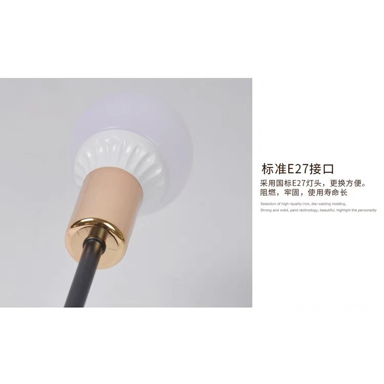 【晨星燈飾】加大尺寸美式吸頂燈(龍珠燈泡)吸頂燈美式吸頂燈臥後現代服裝店吊燈簡約餐廳美式吸頂燈設計師吸頂燈簡約四燈吸頂燈-規格圖9