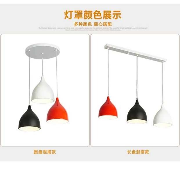 【晨星燈飾】簡約吊燈 美式復古 櫥房吊燈 餐桌吊燈 餐桌三吊燈 loft簡約餐廳北歐吊燈 美式吊燈 簡約吊燈-細節圖7