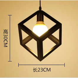 【晨星燈飾】鑽石吸頂燈 廚房燈客廳燈吸頂燈懷舊復古吸頂簡約餐廳咖啡廳吧台鄉村風鐵藝工業風吸頂2燈愛迪生燈泡北歐吊燈服飾店-規格圖10