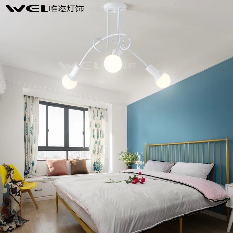 【晨星燈飾】三燈吸頂燈5燈 工業風吸頂燈 北歐吸頂燈 美式5燈吸頂燈後現代服裝店3頭吸吊燈 餐廳 設計師 客廳-規格圖10