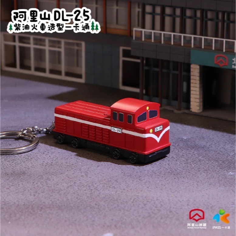 【現貨】阿里山DL-25柴油火車造型一卡通-細節圖4