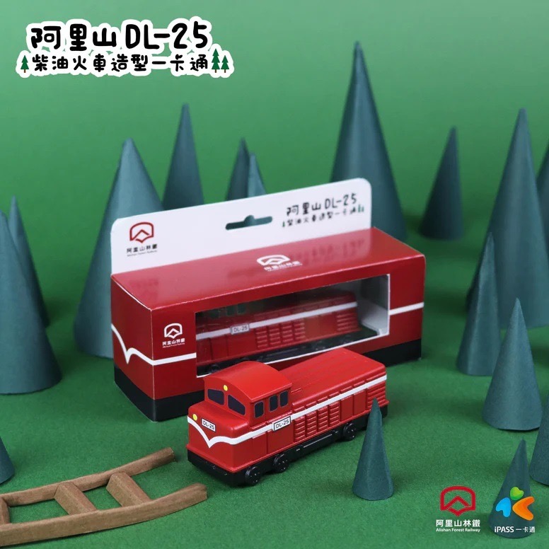 【現貨】阿里山DL-25柴油火車造型一卡通-細節圖6