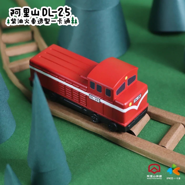 【現貨】阿里山DL-25柴油火車造型一卡通-細節圖7