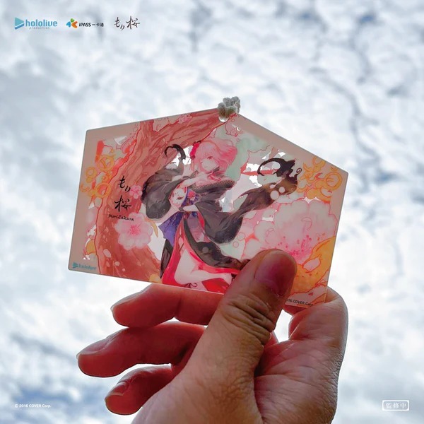 hololive production MoriZakura 繪馬造型一卡通-細節圖5