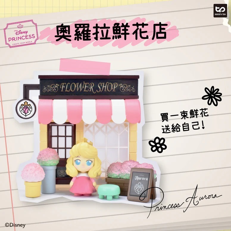 【現貨】迪士尼公主的魔法商店街盲盒-細節圖6