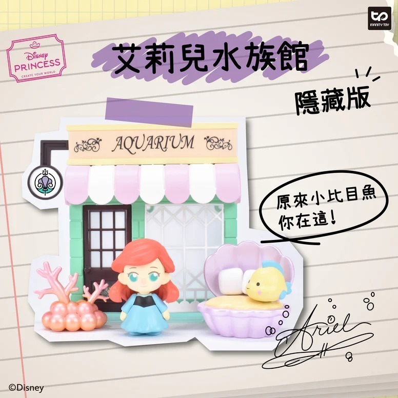 【現貨】迪士尼公主的魔法商店街盲盒-細節圖8