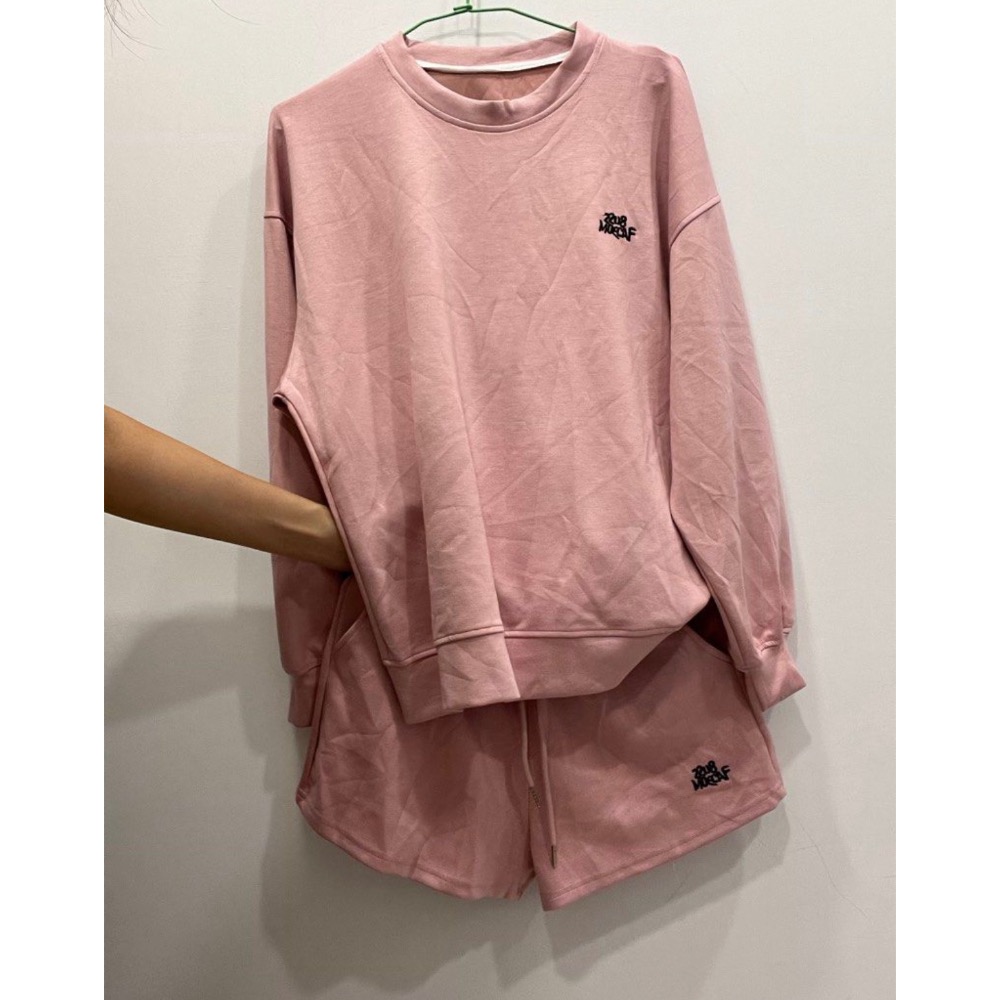 粉色太空棉套裝-細節圖2