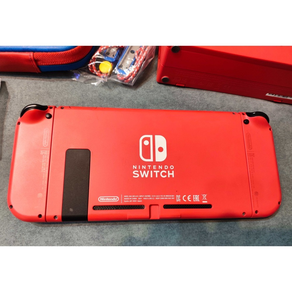 SWITCH 電力加強版 瑪利歐亮麗紅X亮麗藍組合-細節圖3