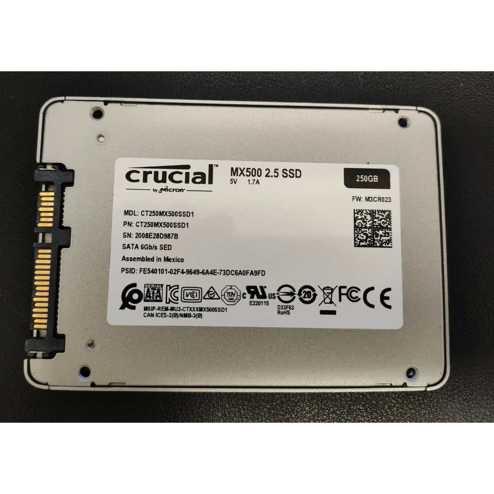 美光 MX500 低時數250GB SSD-細節圖2