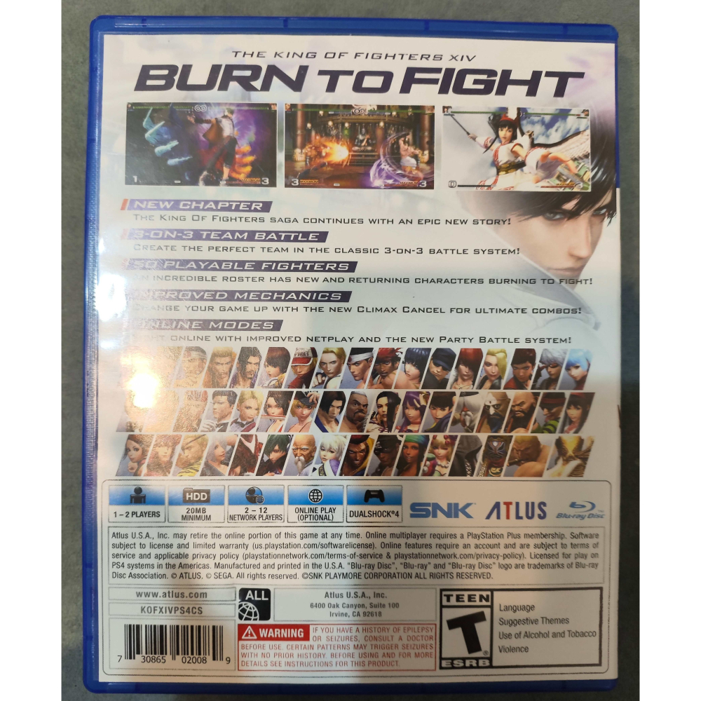 PS4 格鬥天王14/拳皇14 英日文版-細節圖2