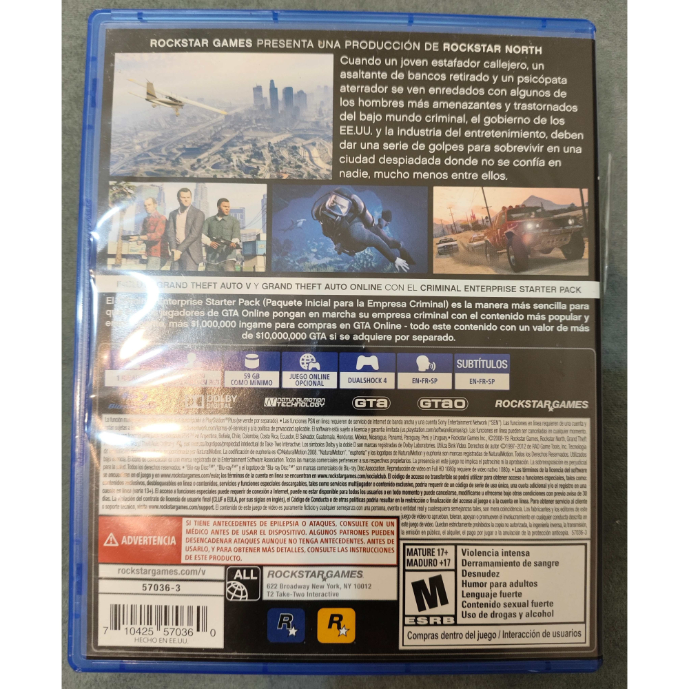 PS4 GTA 5/俠盜獵車手5 中文-細節圖2