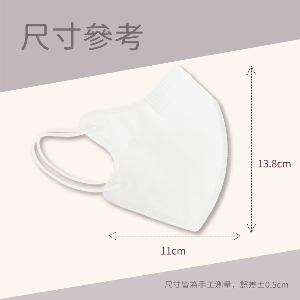 CS凱馺國際-3D立體醫用口罩(未滅菌) 20入/盒-M尺寸-細節圖3