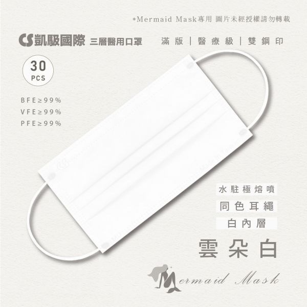 【凱馺國際】 成人平面滿版醫療口罩 30入 台灣製 超多色 雙鋼印-規格圖4