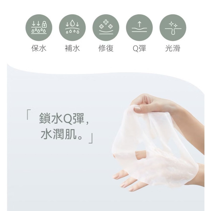 PROJ 晶珂｜彈力保濕面膜 海葡萄高萃保濕 (5入/盒)-細節圖3