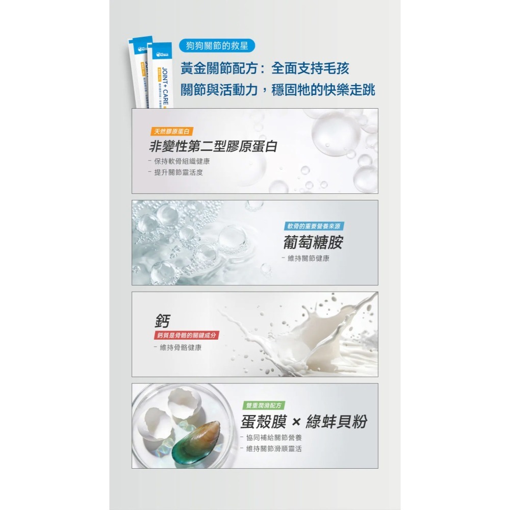 PetWell 沛威｜專效保健-顧關節PRO 狗狗專用 (30包/盒) 維持關節健康-細節圖8