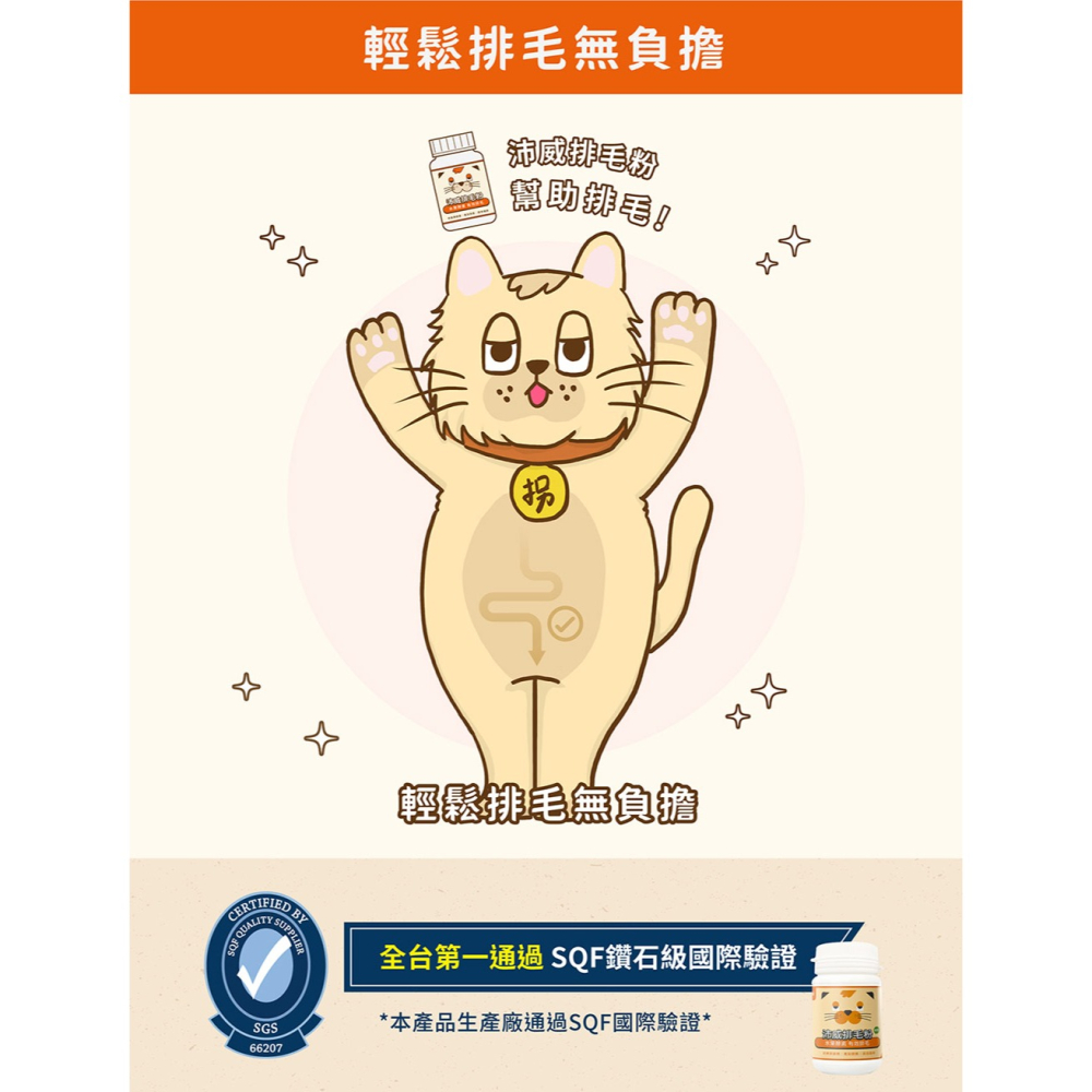 PetWell 沛威｜排毛粉 (60g/罐)-細節圖2