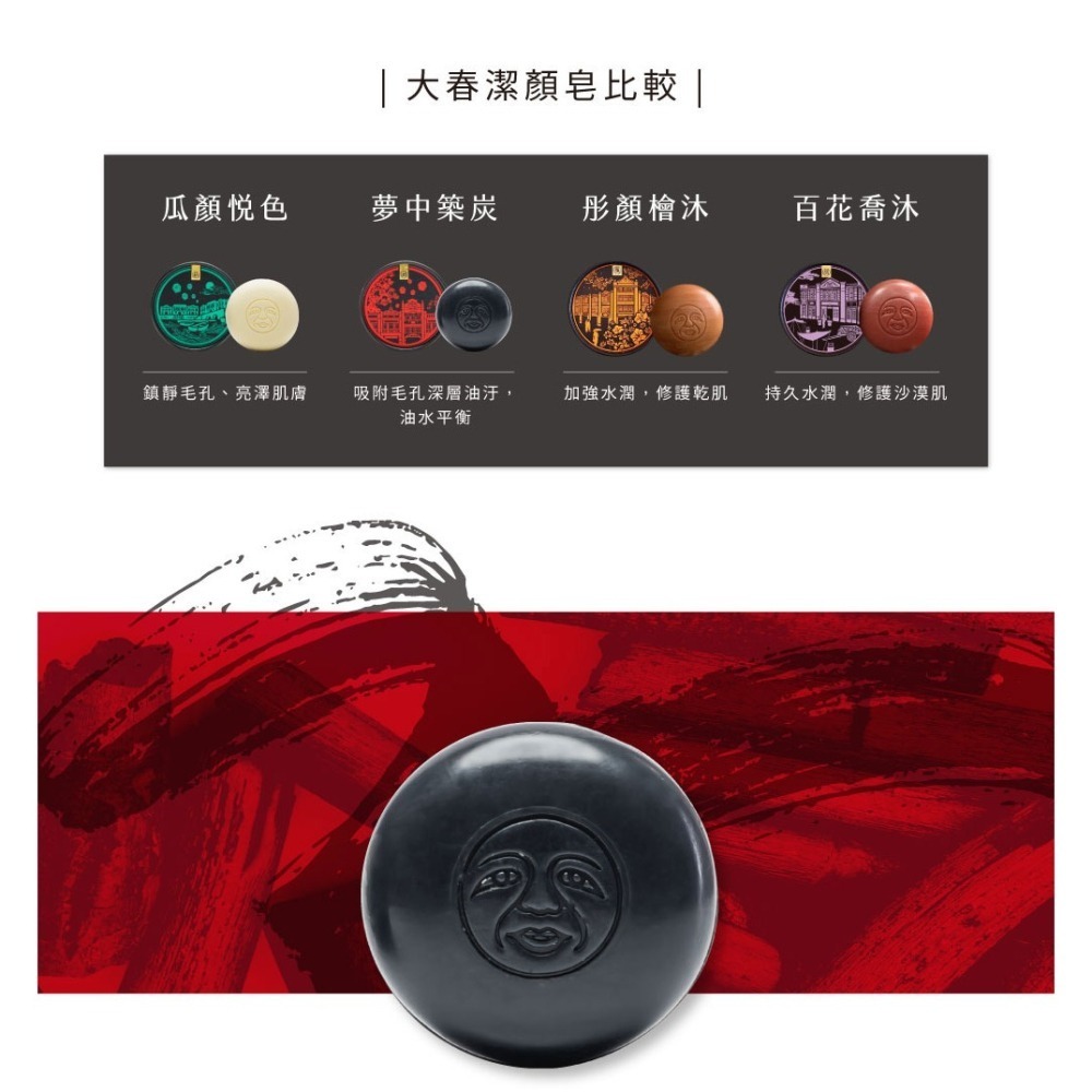 大春煉皂｜夢中築炭淨顏皂 100g-細節圖8