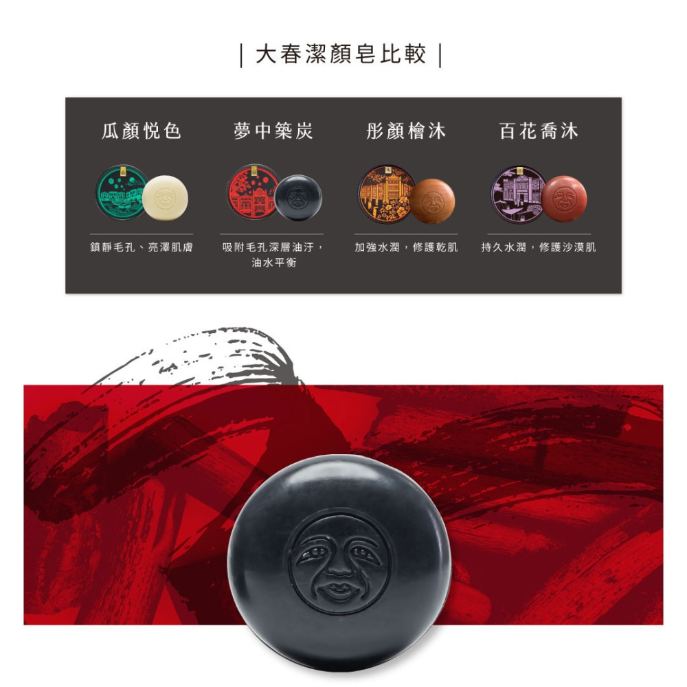 大春煉皂｜夢中築炭淨顏皂 100g-細節圖8