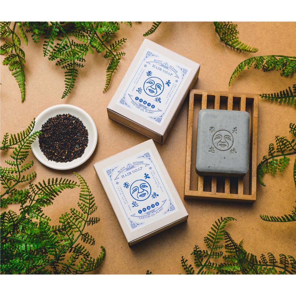 大春煉皂｜芝麻原萃柔順髮皂 125g-細節圖8