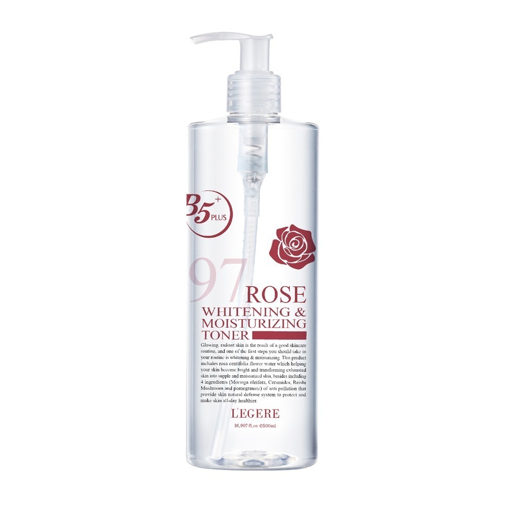L＇EGERE 蘭吉兒｜97玫瑰淨白防護精華露(500ml) 肌膚打底 彈潤透亮好吸收-規格圖10