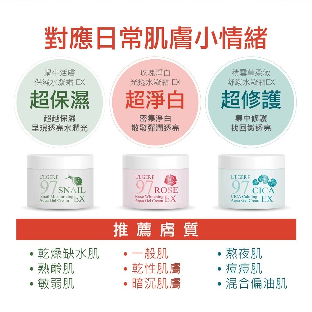 L＇EGERE 蘭吉兒｜玫瑰淨白光透水凝霜EX (100ml/瓶) 嫩膚養顏 一瓶多用-細節圖11