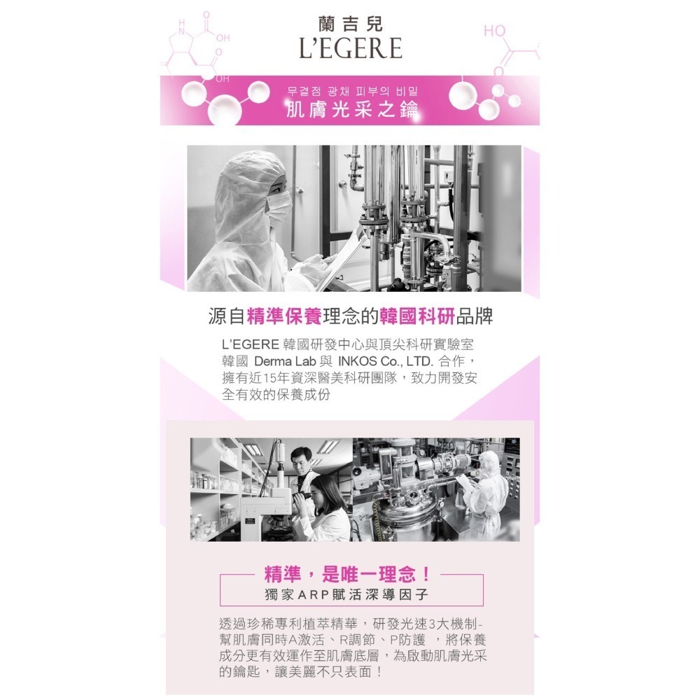 L＇EGERE 蘭吉兒｜超能亮美白安瓶精華(30ml) 韓國專利 清爽好吸收-細節圖11