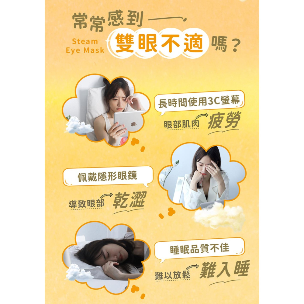 41度C｜史努比聯名 蒸氣熱敷眼罩 - 洋甘菊香 (5片/盒) 10秒溫熱有感 經典香氛 舒適低溫不傷眼 專利研發-細節圖5