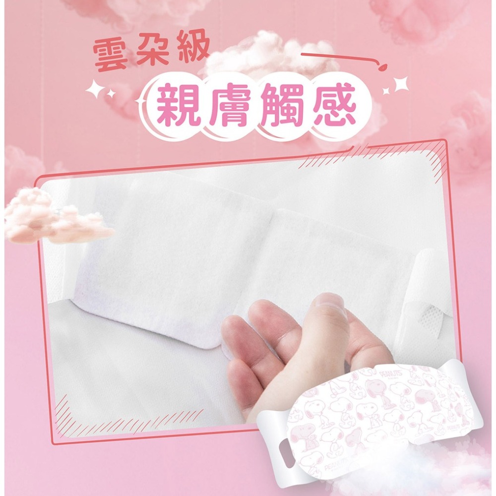 41度C｜史努比聯名 蒸氣熱敷眼罩 - 香木甜橙 (5片/盒) 10秒溫熱有感 專利薄片發熱 棉柔親膚 溫熱不傷眼-細節圖9