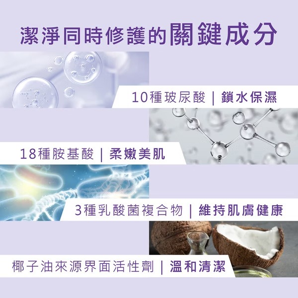L＇EGERE 蘭吉兒｜503BOU 多分子玻尿酸潔面乳200ml 弱酸型 超親膚 無皂基-細節圖5