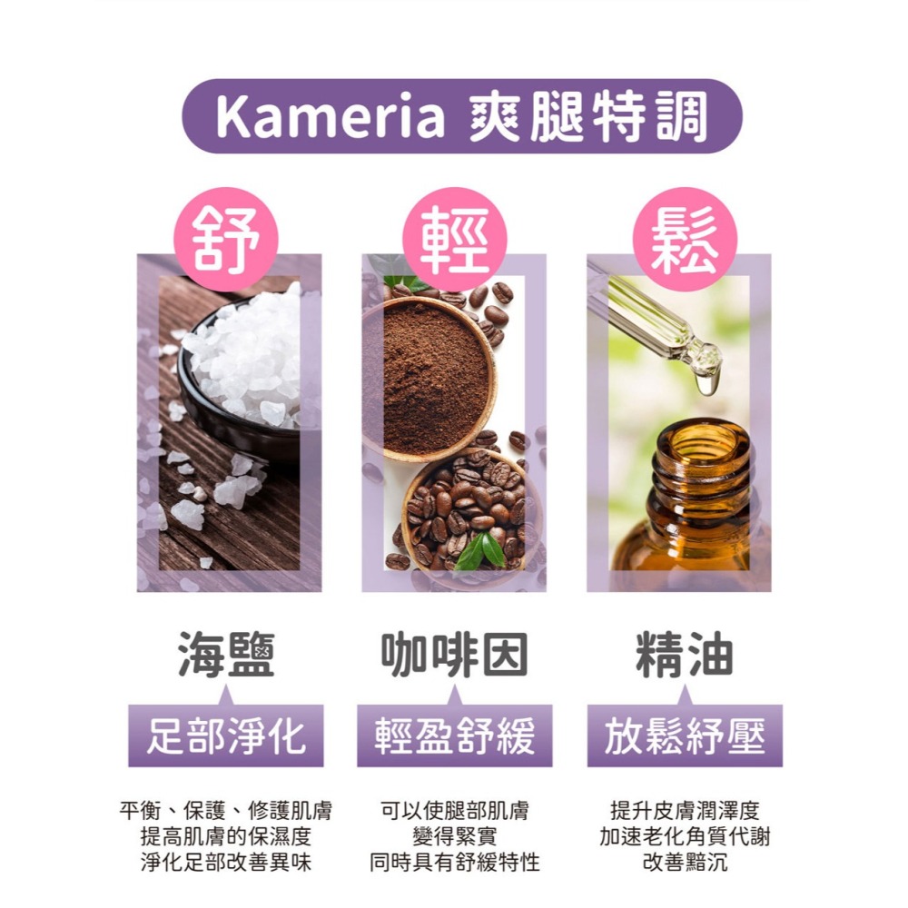 KAMERIA 十足輕鬆 輕盈涼感舒緩足膜 - 橙光輕舞 (2枚入) 櫃姐救星 久站必備-細節圖5