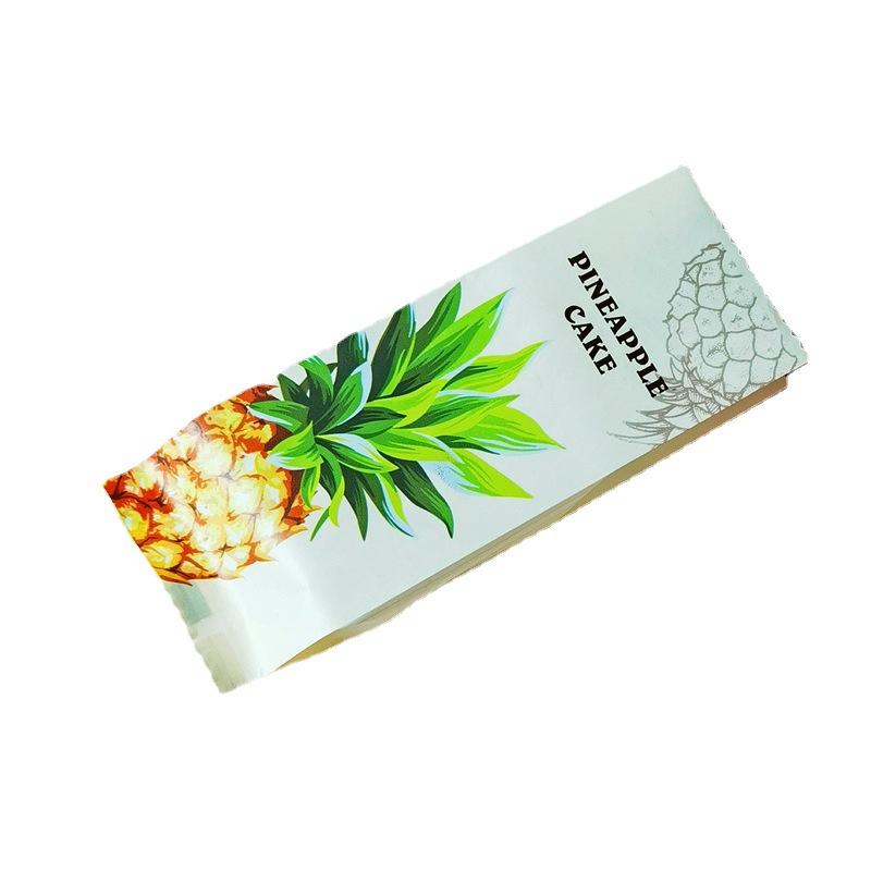 臺灣出貨 現貨 歐思麥烘焙 新品鳳梨酥包裝袋 棉紙袋 伴手禮機封袋 烘焙食品餅乾袋100入-細節圖5