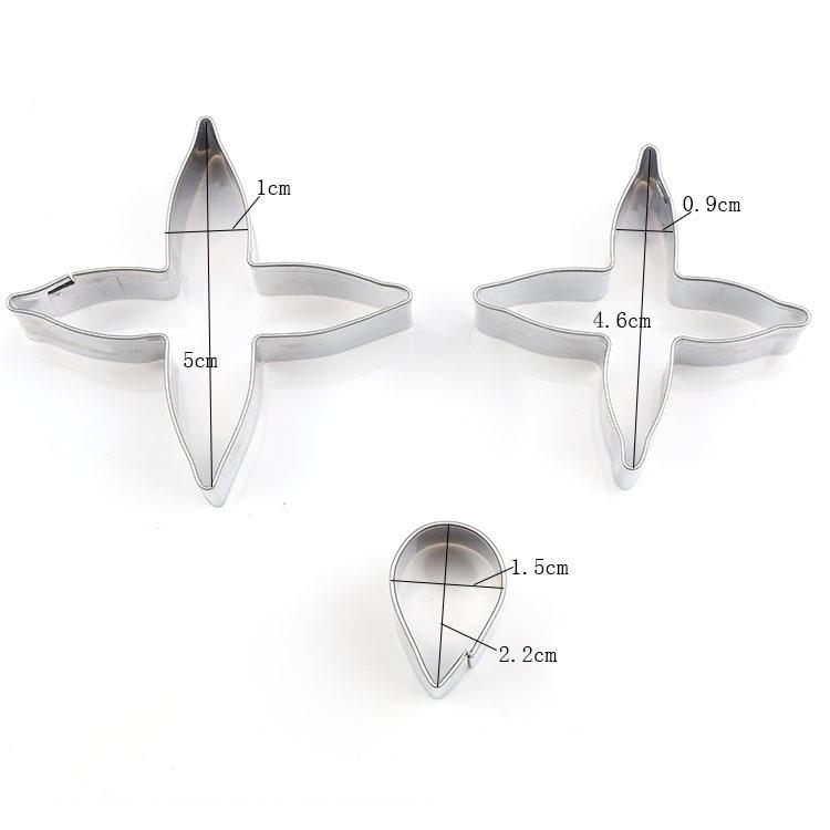 臺灣出貨 現貨 歐思麥烘焙 不銹鋼糖花切模 倒掛金鐘切模 新款 翻糖造型糖花工具A315（贝）-細節圖3