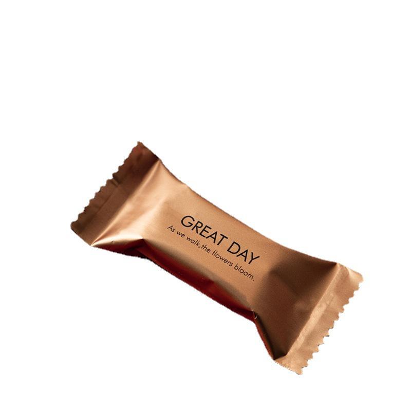 臺灣出貨 現貨 歐思麥烘焙 太妃糖包裝袋 咖啡糖果包裝袋 高檔啞光金色鋁膜袋 牛軋糖鋁箔袋 奶棗烘焙包裝200入（忆）-細節圖5