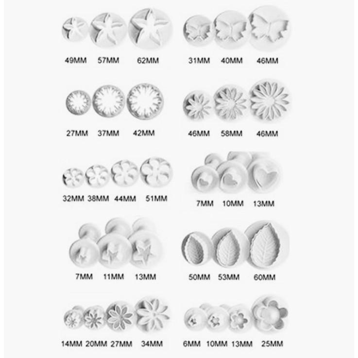 臺灣現貨 烘培用品全套套餐烘焙套裝33件10款翻糖蛋糕diy工具(库)-細節圖5