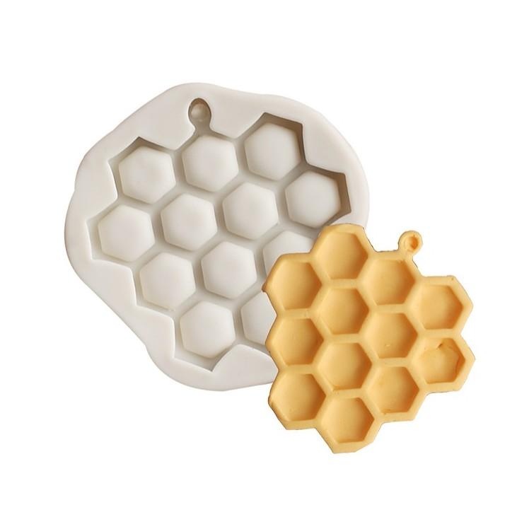 臺灣現貨diy手工蜂窩蜂巢矽膠模具 蜜蜂昆蟲翻糖蛋糕模 silicone mold（艺）-細節圖5