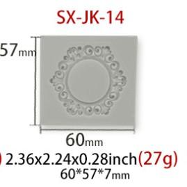 臺灣現貨 歐式鏡框系列翻糖液態矽膠模具DIY烘焙蛋糕裝飾巧克力模具14號（三）-細節圖3