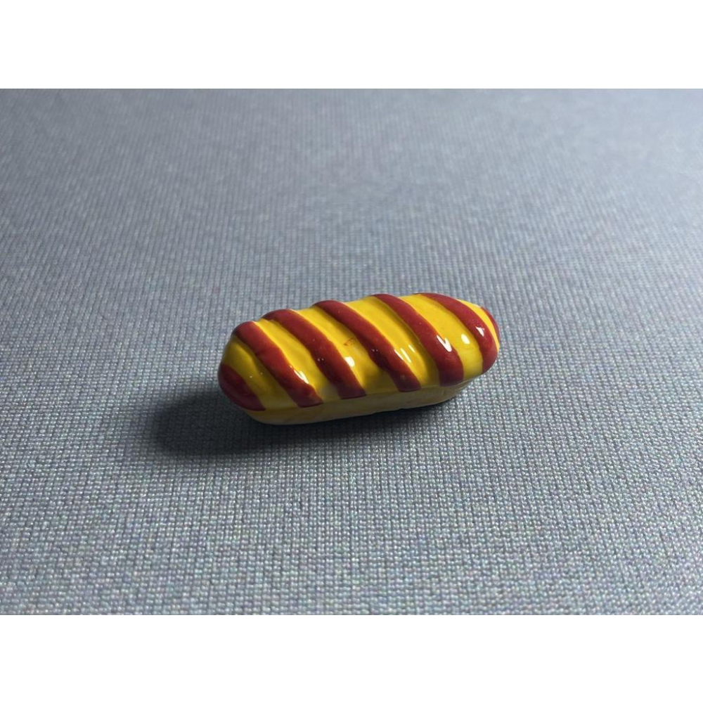 臺灣出貨 現貨 歐思麥烘焙 法國國王派小瓷人 閃電泡芙系列 國王餅小瓷人-細節圖3