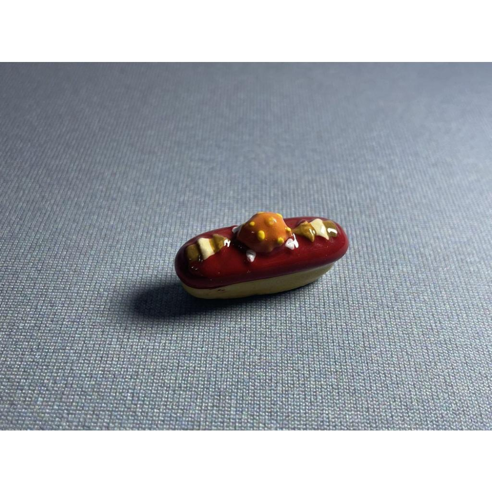 臺灣出貨 現貨 歐思麥烘焙 法國國王派小瓷人 閃電泡芙系列 國王餅小瓷人-細節圖7