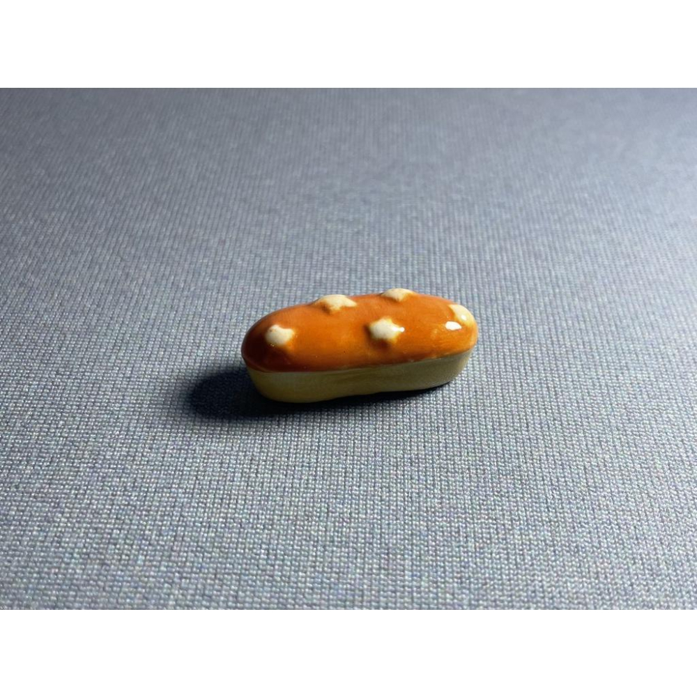 臺灣出貨 現貨 歐思麥烘焙 法國國王派小瓷人 閃電泡芙系列 國王餅小瓷人-細節圖9