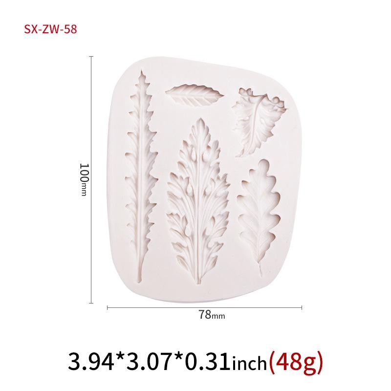 臺灣出貨 現貨 歐思麥烘焙 玫瑰花矽膠模具菊花翻糖巧克力烘焙模具花朵翻糖蛋糕裝飾矽膠模具（三）-細節圖6