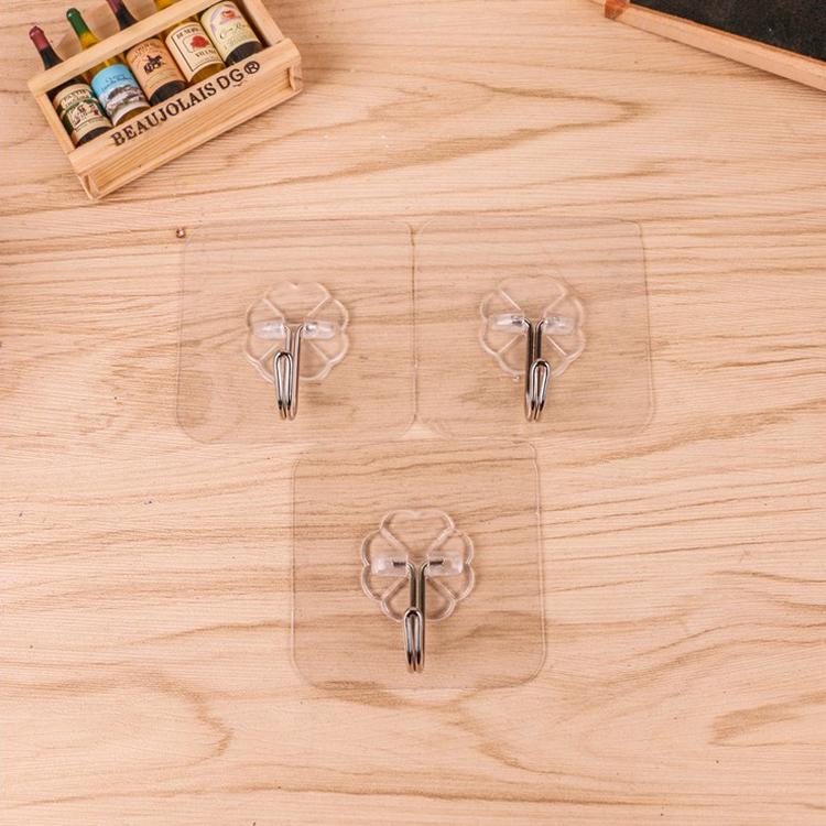 臺灣現貨 歐思麥烘焙浴室免釘強力粘膠掛鉤 免打孔無痕壁掛掛鉤粘鉤 廚房不銹鋼置物架-細節圖3