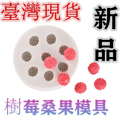臺灣現貨新品翻糖蛋糕矽膠模具樹莓桑果乾佩斯裝飾慕斯巧克力烘焙工具黏土造型模具（语）