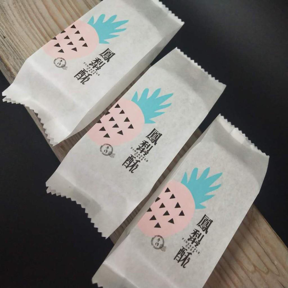臺灣現貨 白底粉鳳梨棉紙袋窄款 包裝袋100入  尺寸130*45*25mm 適用3535 3544 3537等模具-細節圖4
