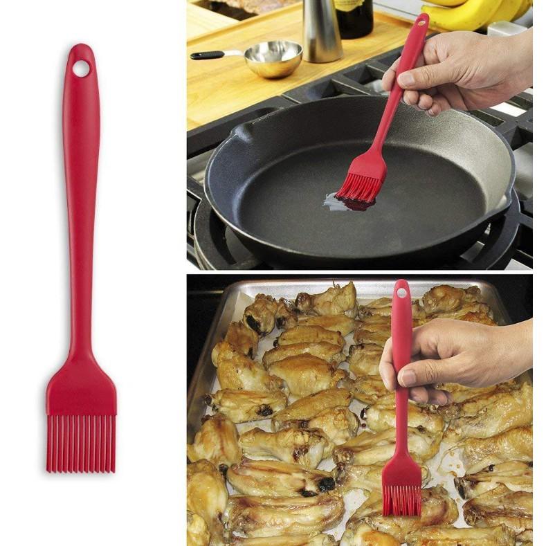 臺灣現貨矽膠刮刀6件套蛋糕抹刀油刷子矽膠廚具套裝耐高溫烘焙工具套裝（聚）-細節圖6