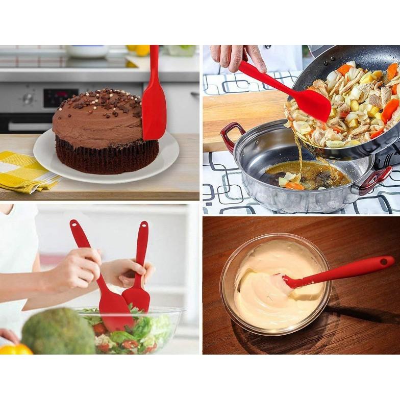 臺灣現貨矽膠刮刀6件套蛋糕抹刀油刷子矽膠廚具套裝耐高溫烘焙工具套裝（聚）-細節圖8