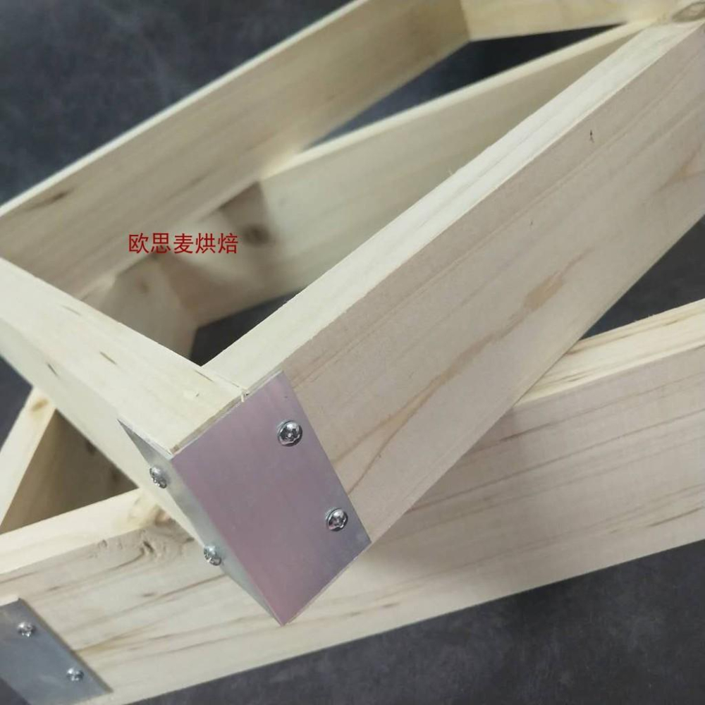 臺灣現貨 長崎蜂蜜蛋糕木框模具兩個裝 長方形木框8cm高日式糕點烘焙模具-細節圖4